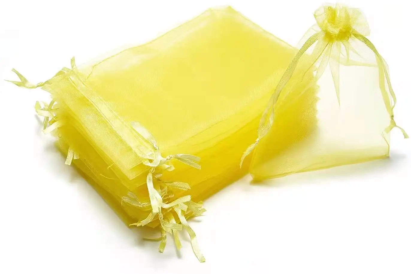 7* 9cm jewelry bag gift bag drawstring mesh Organza bag