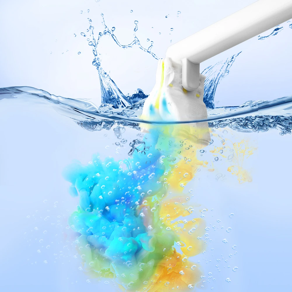 BOOMJOY Sustainable Eco Friendly Flushable Disposable Toilet Cleaning Brush Holder with Soap Dispenser