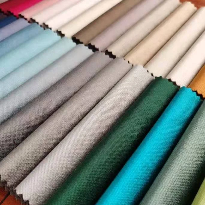 330-340gsm shining velvet for sofa