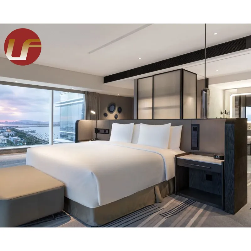 Зеркальный комплект для спальни с изголовьем кровати роскошные наборы мебели для спальни из массива дерева большого размера