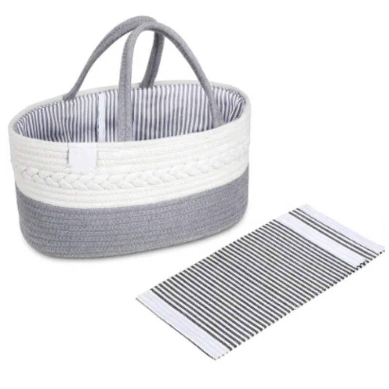 ENWEI Portable felt diaper caddy organizer mummy storage bag felt baby diaper caddy mommy bag nursery organizer