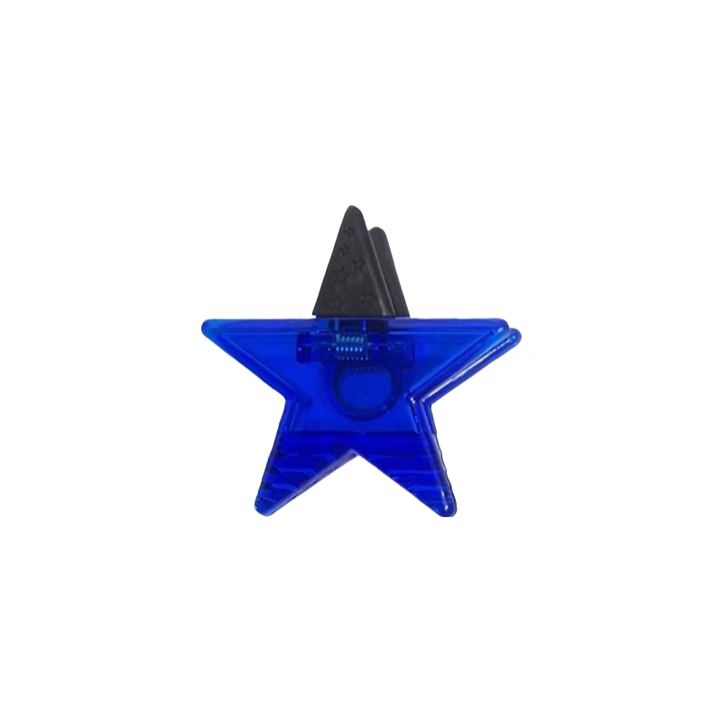 Hot Sale Tooth Shaped Star Shaped Alligator Clip On Magnet Fridge Magnetic Memo Note Clips Magnetic Refrigerator Clip With Logo