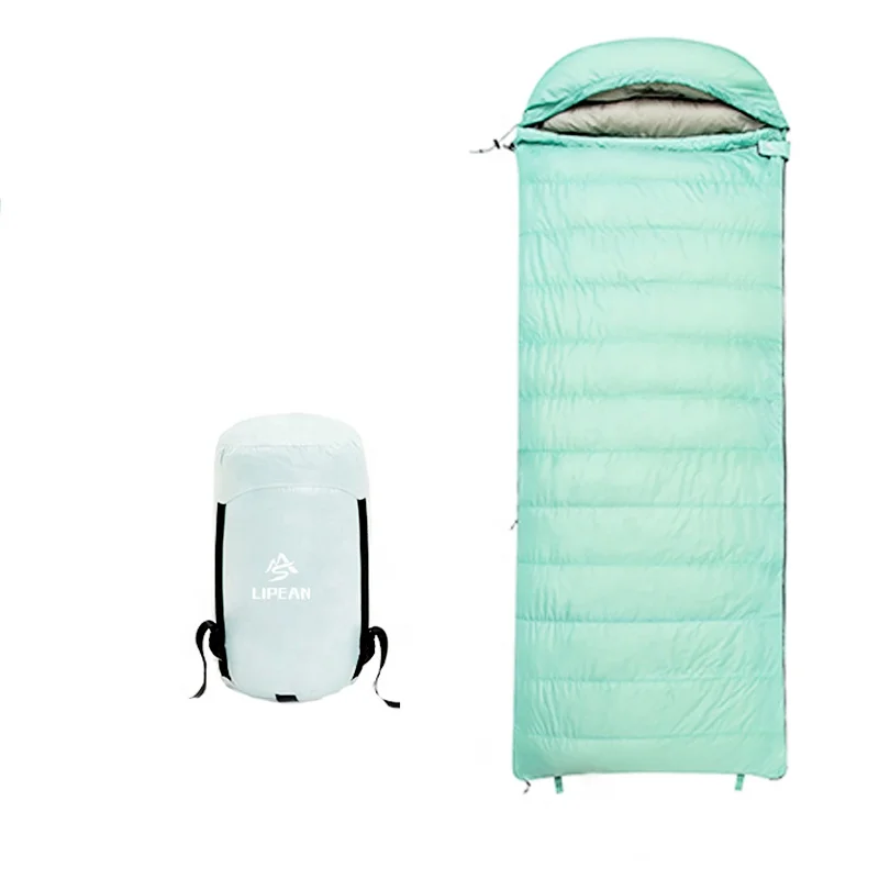 Sleeping Bag Spring Autumn Lightweight Goose Down Sleeping Bag Ultralight Waterproof Hiking Camping Sleeping Bag