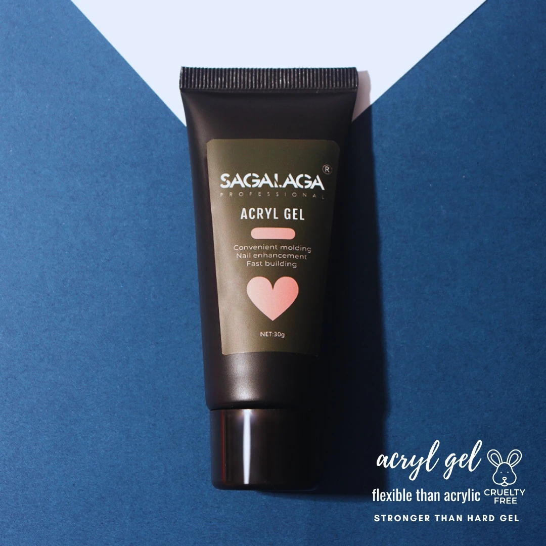 Professional White Pink Clear Poly Extension Nail Gel Builder for Nail Art Decoration acrylic Gel Nail Private Label