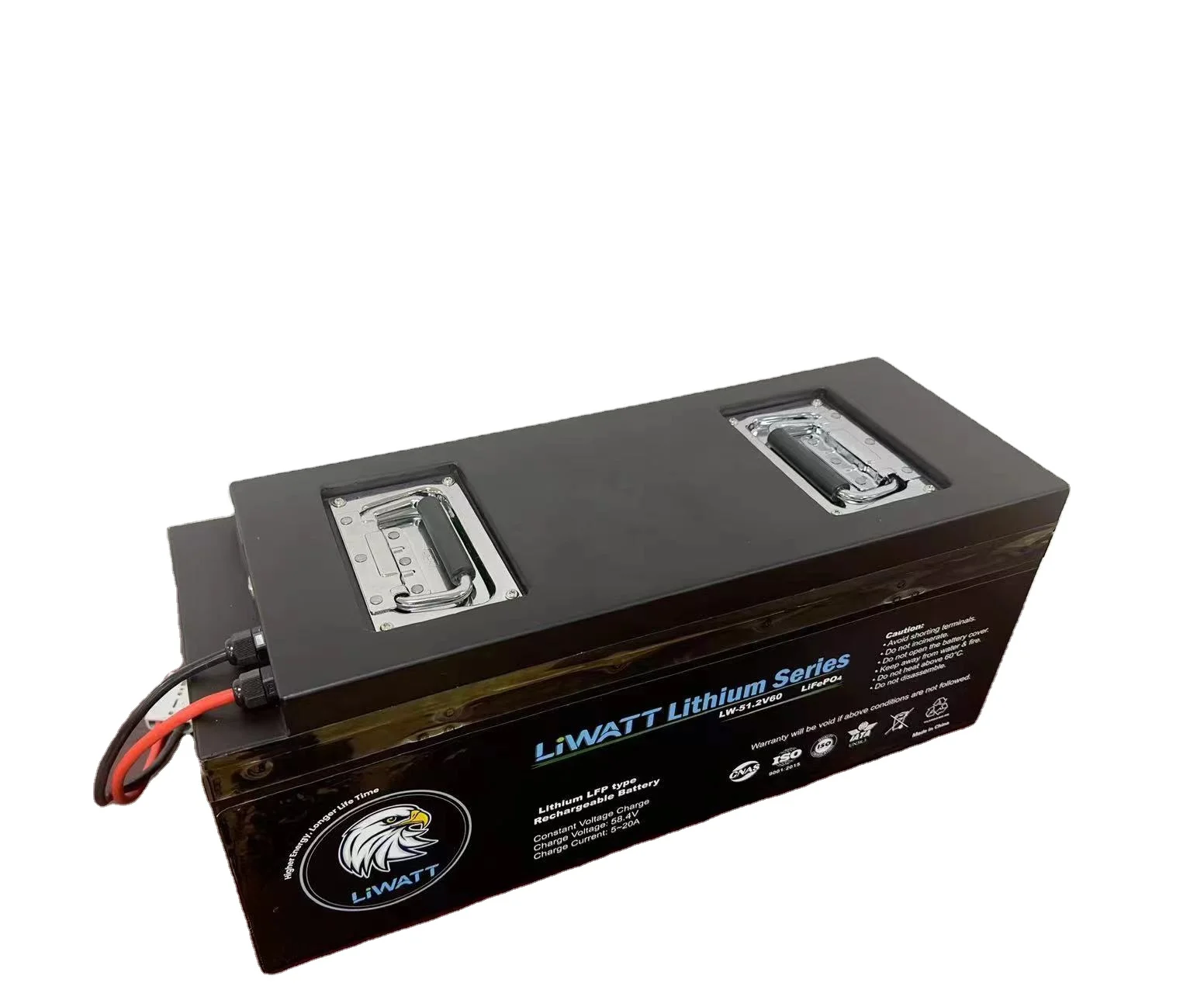 51.2V 60Ah 80Ah 100Ah Lithium Ion Battery for Golf Cart and Electric Wheelchairs