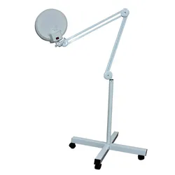 2022 Best sales 5X Magnifying Lamp Beauty Salon Use Magnifier Lamp Standing Led Lighted Cosmetics Magnifier Lamp