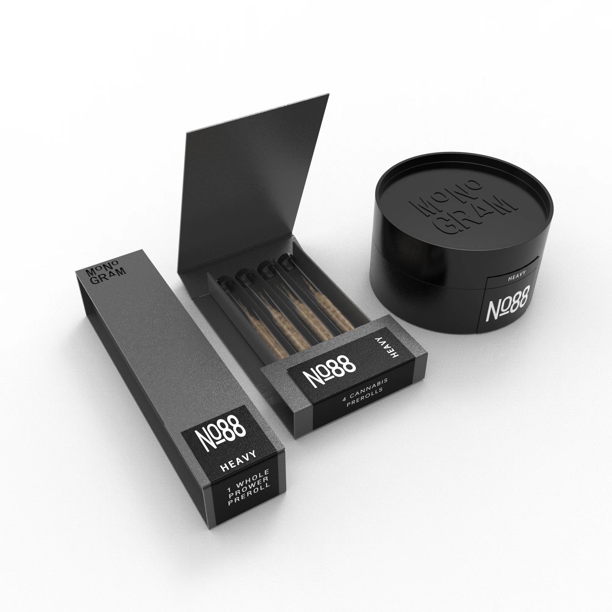 AA Backwoods Rolling Cigars Vanilla Pre Rolling Cone Humidor Box Accessories Wholesale Custom Packaging Box