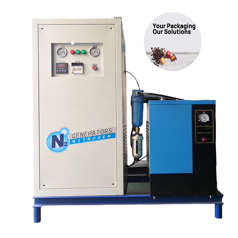 Professional Industrial Nitrogen Generator 3 Nm/h With High Quality Purity 99.95 For Food Coffee Capsules K CUP Nespresso Pods