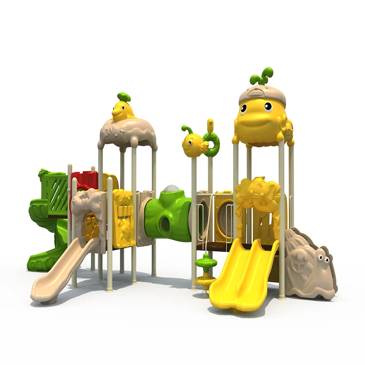 Детская уличная игровая площадка, оборудование, пластиковая большая Дошкольная горка для улицы