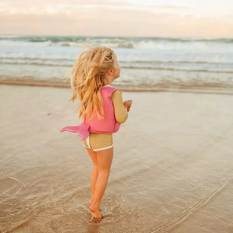 JIURAN Neoprene Fabric EPE Breathable Kids Swim Vest Children Life Jacket For Swimming Water Parks Chaleco Salvavidas