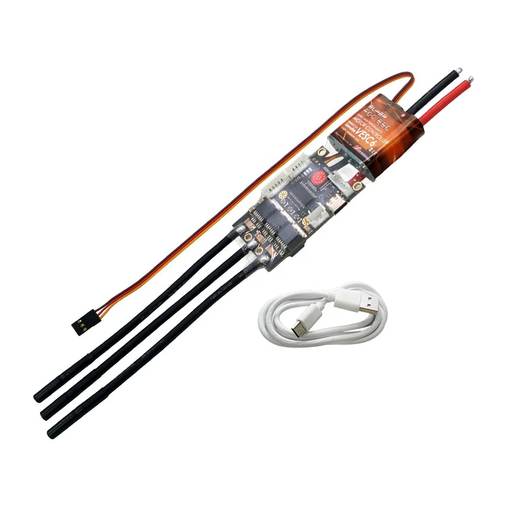 Maytech cablecam Superfoc6.8 ESC electric speed controller based on v6 6374 3500w brushless motor for Agricultural robot Drone
