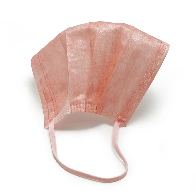Factory directly  disposable earloop pink face mask  3 layers surgical mask 3 ply in pink color medical grade OEM