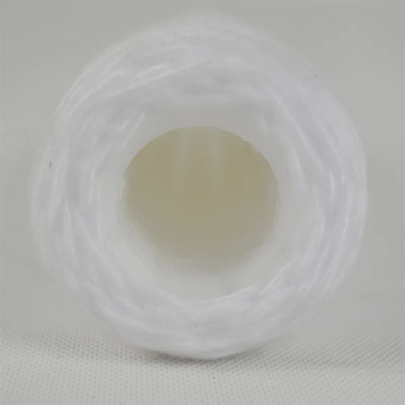 PP Polypropylene Sediment String Wound Water Filter Cartridge 10 Inch for Water Filtration Pretreatment