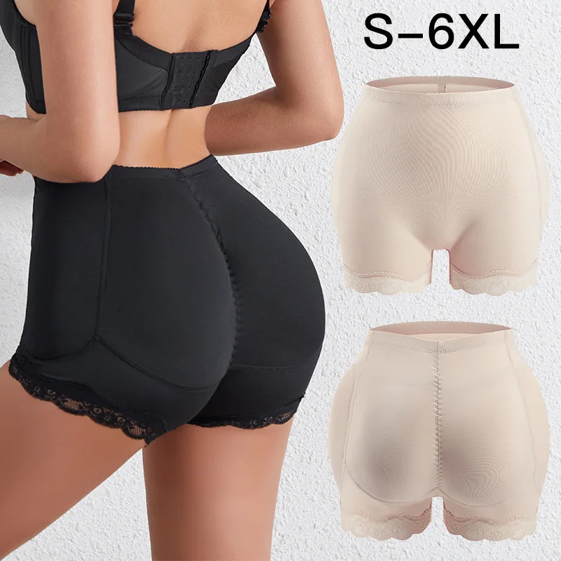 Butt Lifter Pants Women Hip Enhancer Panties Buttocks Booty Shorts Body Shaper Control Panties Fake Ass with Pads Boxer Shorts
