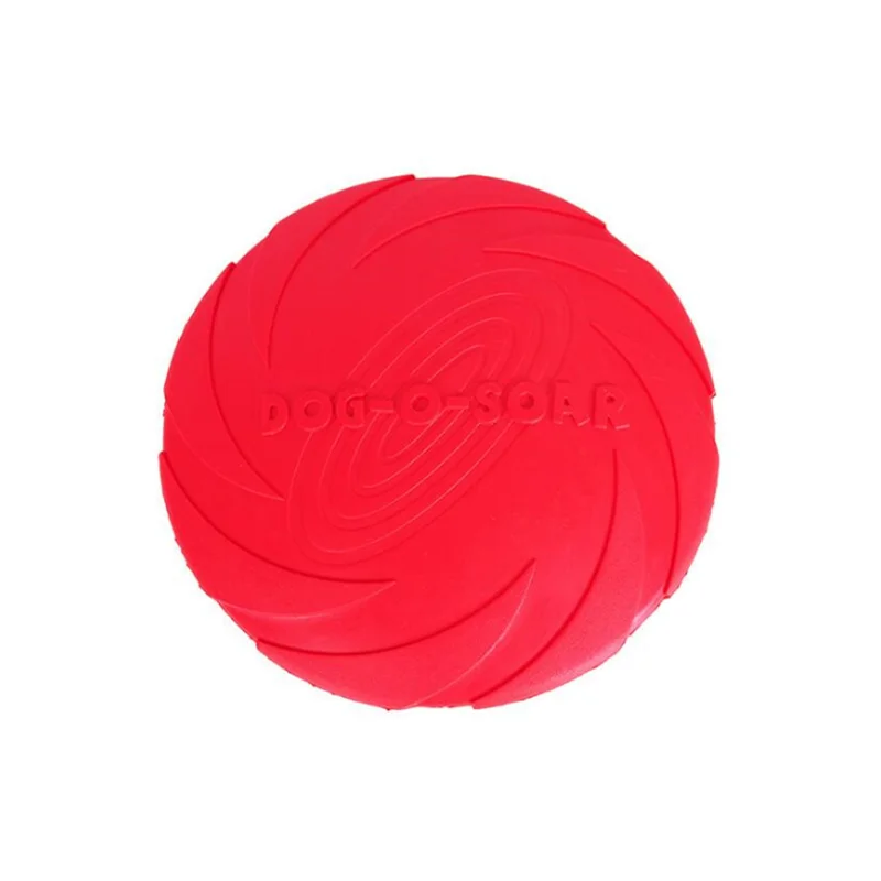 Светодиодный Летающий диск для собак, Интерактивная головоломка, игрушки для собак, силиконовый летающий диск, безопасно на зубах