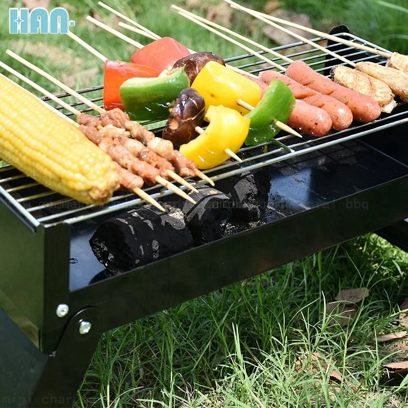 Portable Folding Stainless Steel Bonfire Stove Fire Pit Camping Outdoor For Bbq