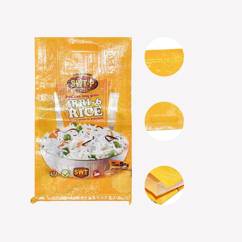 25kg ,50kg Empty Rice Sack,50kg Rice Bag,bopp Woven Rice Bag for Sale Agriculture Flexo Printing Recyclable Heat Seal Accept