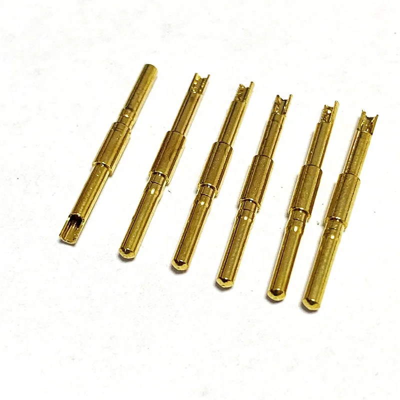 China High Strength Male Terminal pin With Gold Plating For Connector  Electronic Components