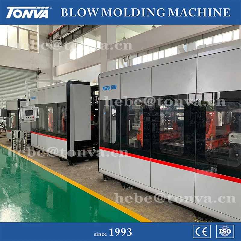 TONVA 6-cavity plastic litchi drink bottle making blowing extrusion blow molding machine manufacturer