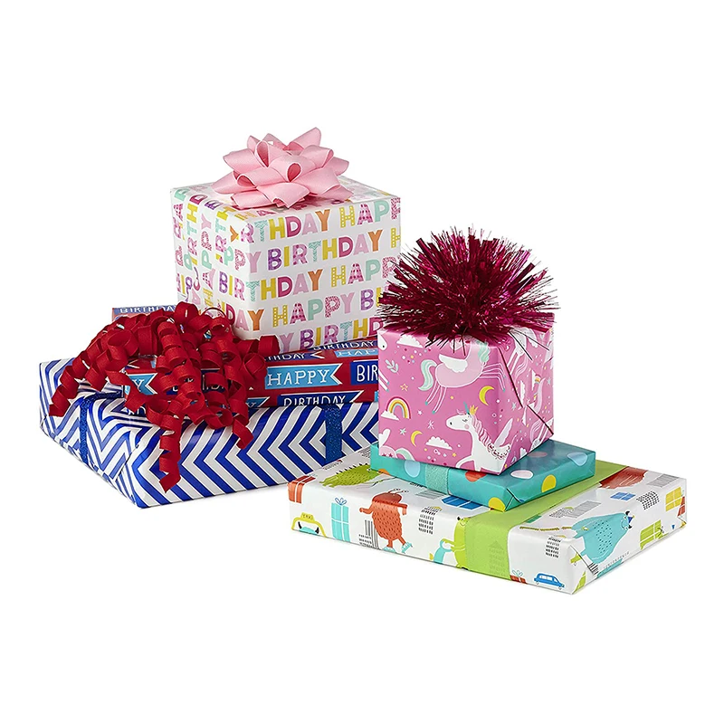 Factory price Most popular christmas Custom Printed Wrapping Paper Roll, Gift Wrapping Paper Manufacturer