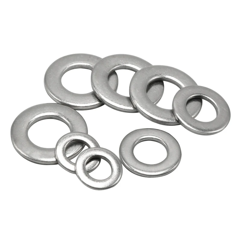 Flat Ring Washer M3-M30 Heavy Industry Stainless Steel DIN Customized 7/8 Inch Sae Plain Flat Washer Punched Cap Washer Plain