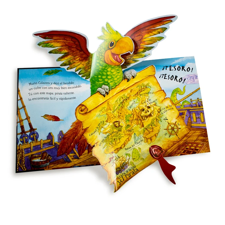 Professional Factory Pop Up Children Board Book Printing CMYK Colorful Book For Kids Story 3d Book