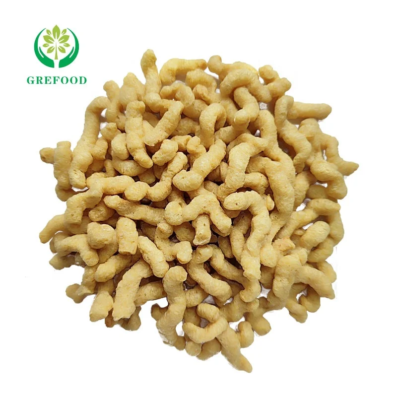 Non-GMO Textured Soy Protein TVP Vegetarian Food Low Fat Vegetable Customizable Snack in Philippine Chewy