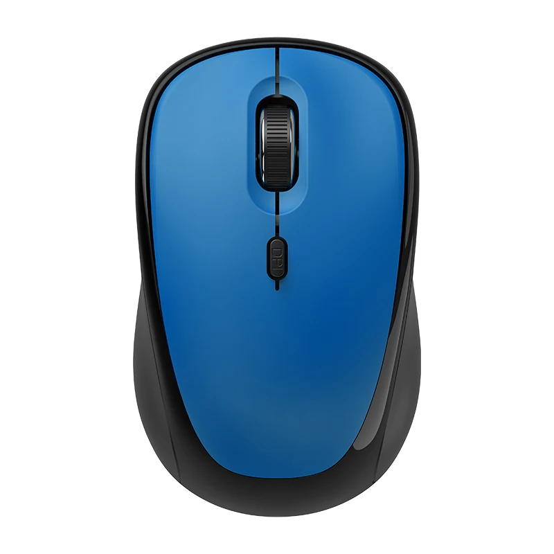 OEM Custom Logo 2.4G Quiet Computer Mouse with USB Receiver4 Buttons Portable Cordless Mice for Mac Laptop PC Wireless Mouse