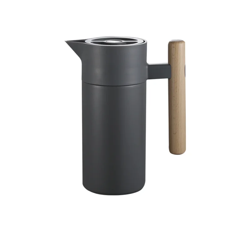 heat preservation pot vacuum double layer thermos flask coffee pot Household hot water kettle 1.2L