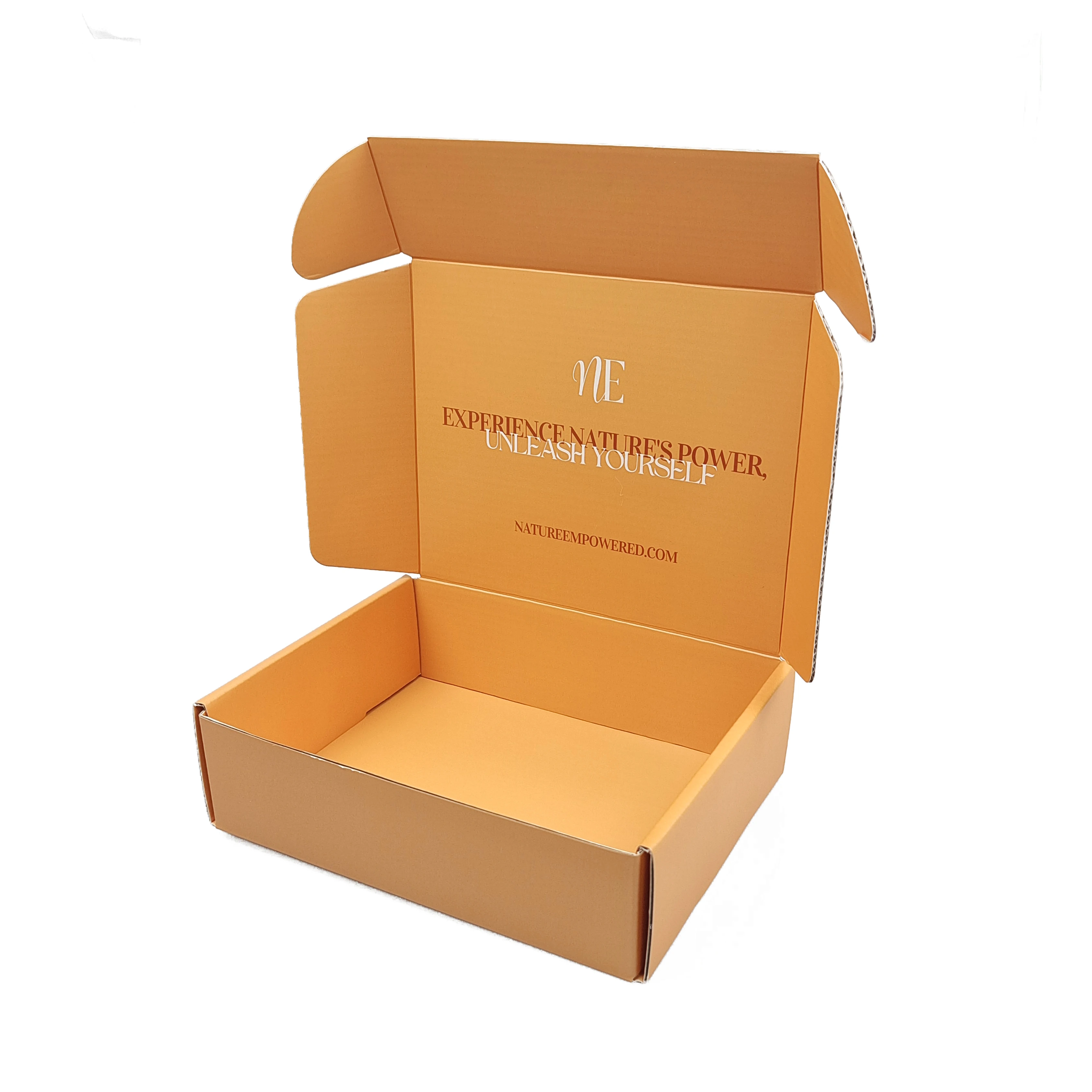 Wholesale Luxury Wine Bottle Candle Cardboard Kraft Corrugated Mailer Packaging Boxes Shipping Box Custom Design White Pink