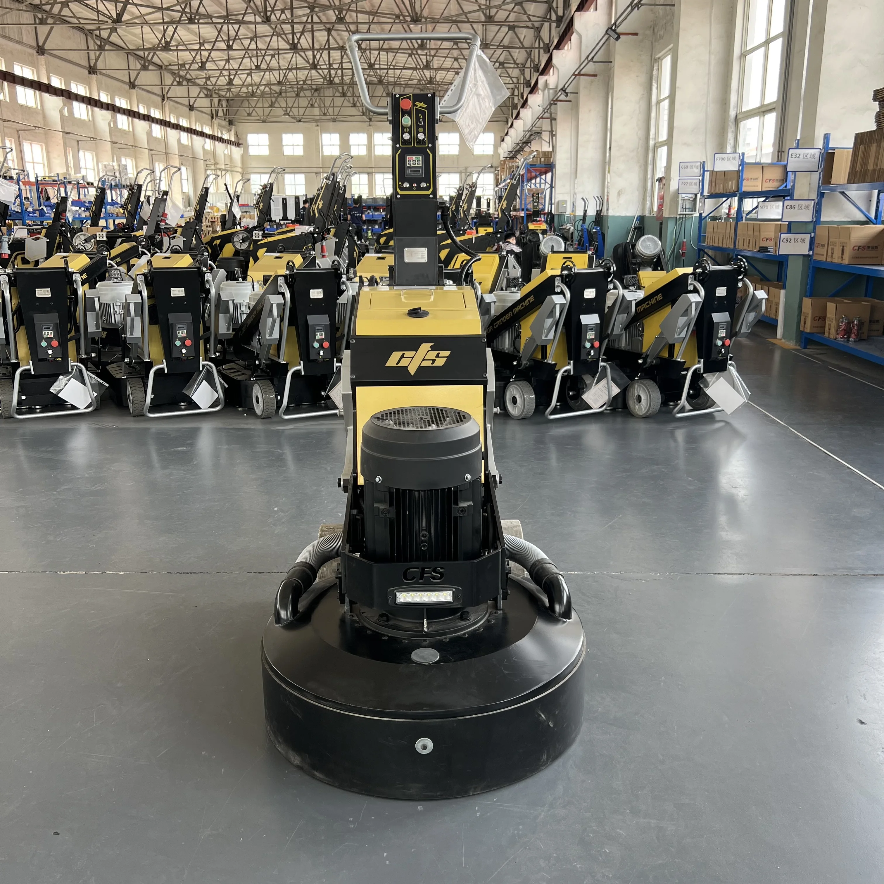 Affordable model 18.5kw 855mm planetary epoxy concrete grinding machines concrete floor grinder for promotion