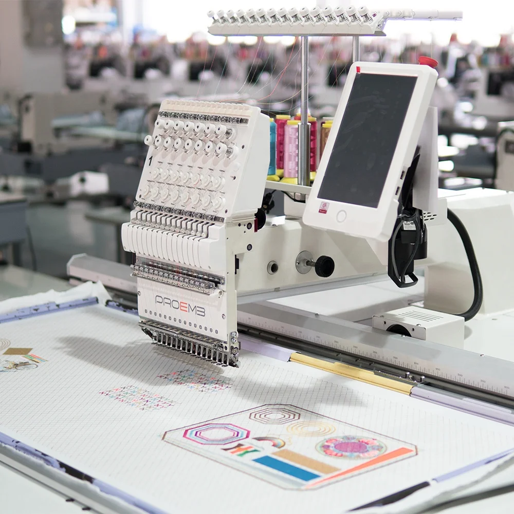 PROEMB high speed large area  embroidery beading machine