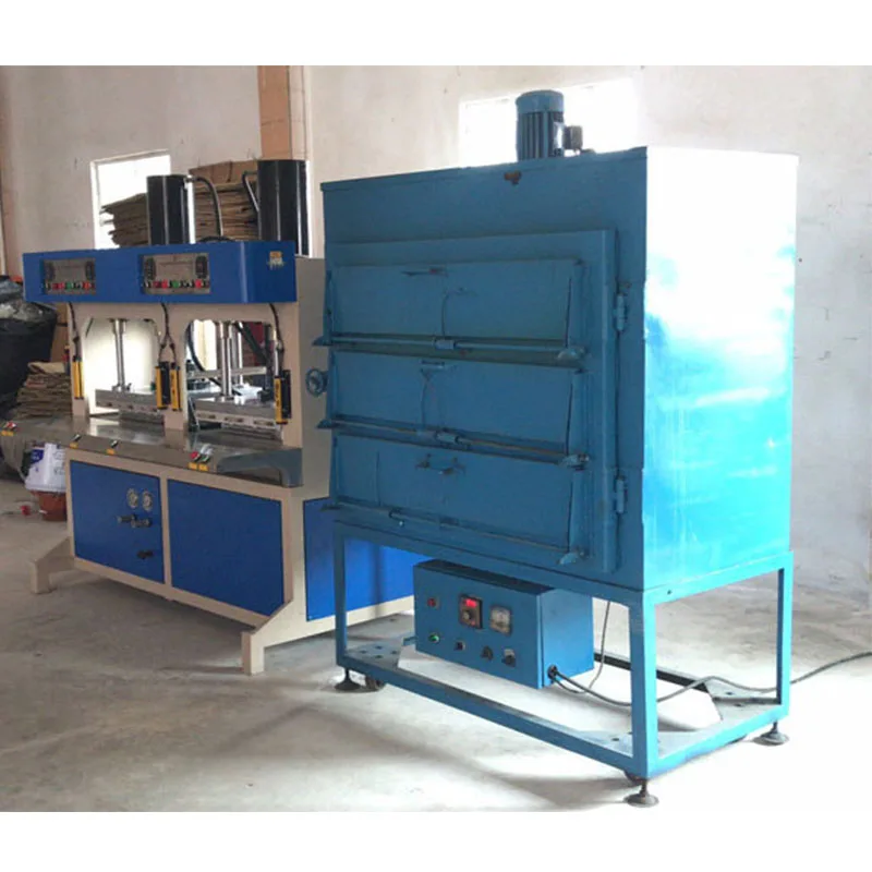 Double station EVA sole cold press machine