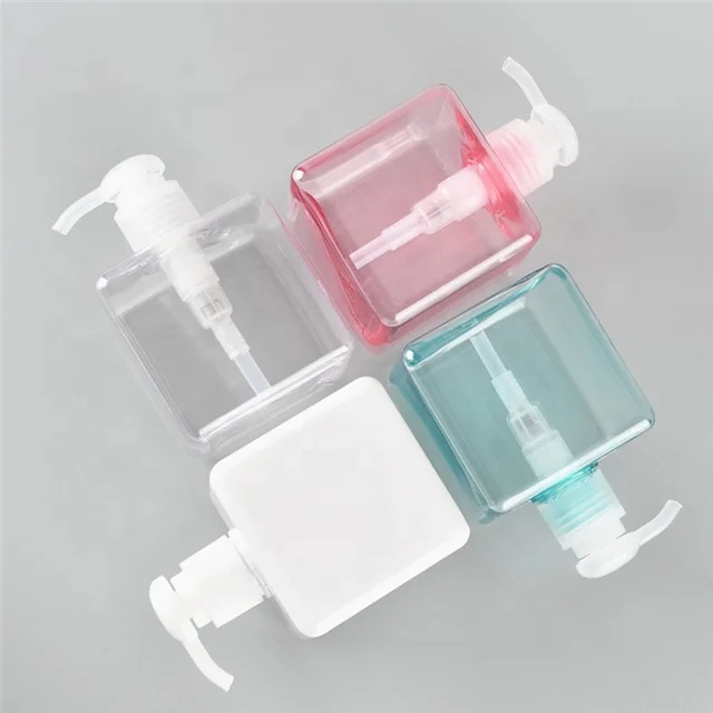 Пользовательская Роскошная Квадратная бутылка для лосьона объемом 4 унции, 5 унций, 8 унций, 10 унций, 15 унций, 21 унция с насосом