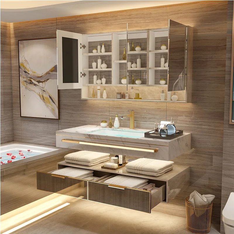 Wholesale Modern Bathroom Vanity Hotel Bathroom Vanity Cabinet Chinese Bathroom Vanity