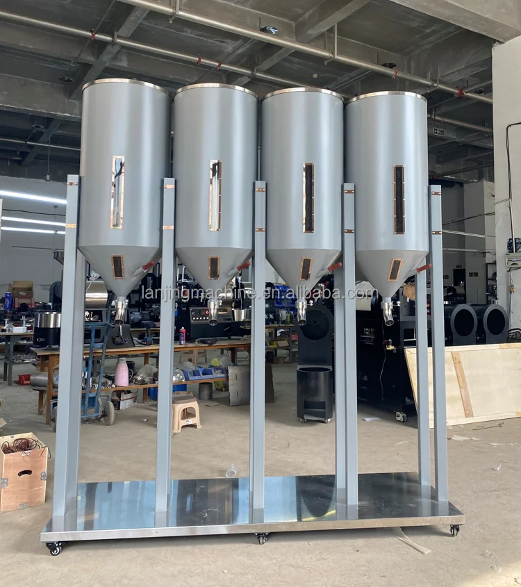 cocoa nuts coffee beans silo made of 304 stainless steel