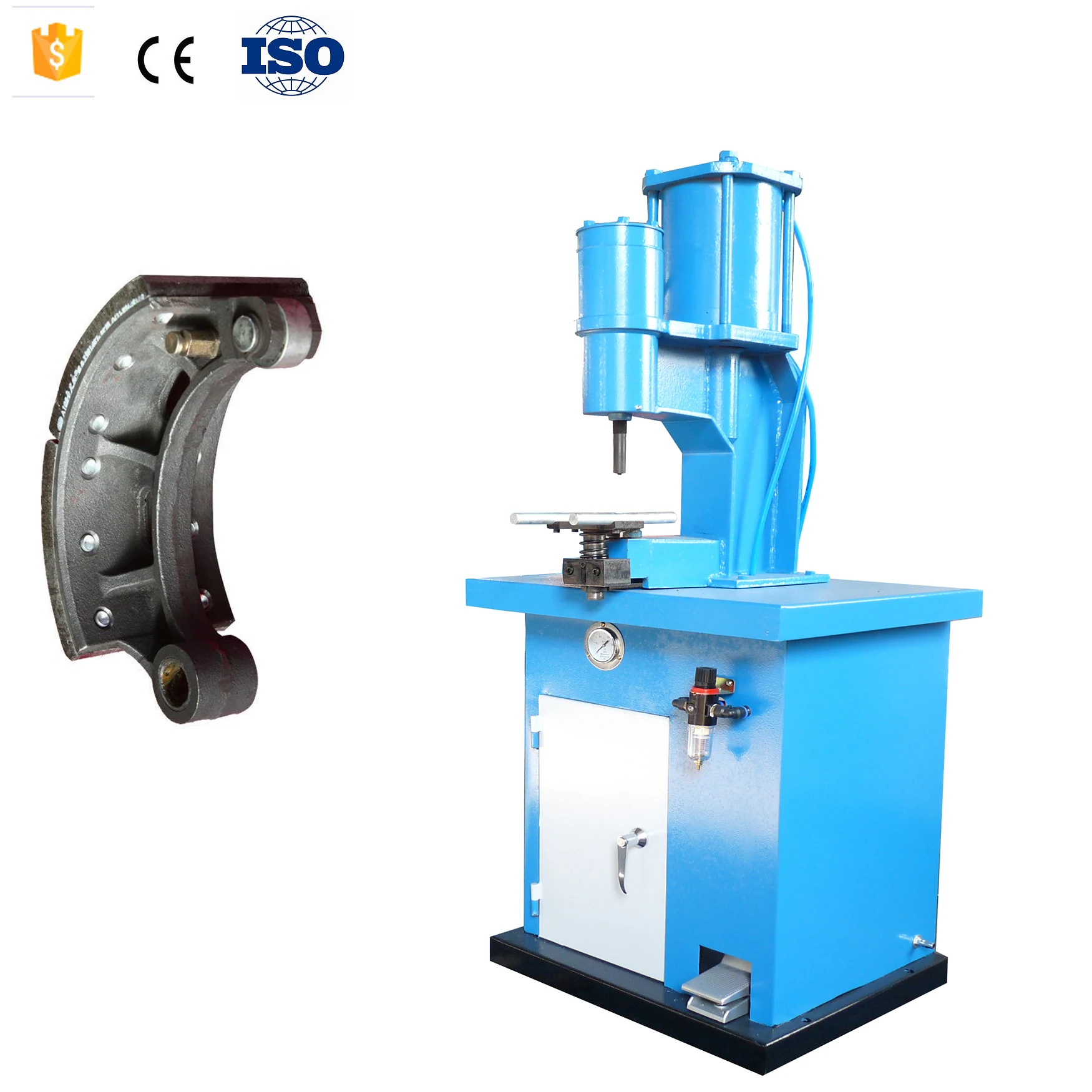 Hydraulic Brake Shoe Lining Riveting Machine for repair Canter