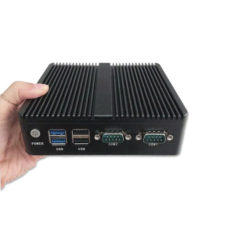 Small Computer Mini PCs Win 11 Fanless Industrial Desktop Core I5 I7 CPU Dual Channels box dual lan box pc