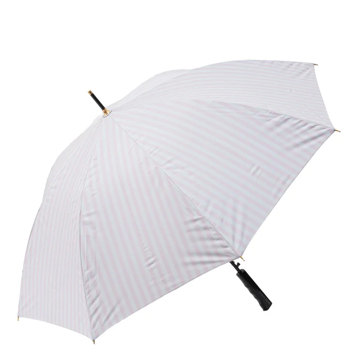 Cheap Price Metal Frame Promotional Large Size 27 inch Blue Color Auto Opening Straight Handle Simple Design Golf Rain Umbrella