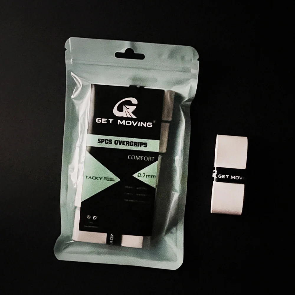 GM Viscous Tacky Wet Comfort Badminton Table Tennis Racket Pickleball Paddle Padel Racket Grip Made of PU Material Overgrip