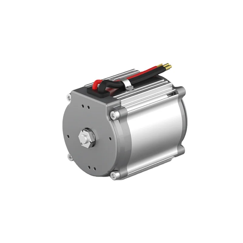 800W Brushless DC Motor 24V/36V/48V Low Noise with Electromagnetic Brake & Permanent Magnet Construction for Electric Dolly