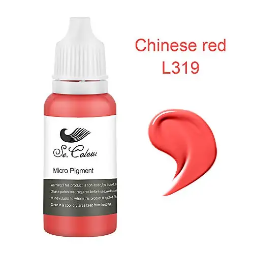 Free sample ! Private label pmu pigment 15ml Semi permanent makeup tattoo ink for eyebrow,eyeliner,lips