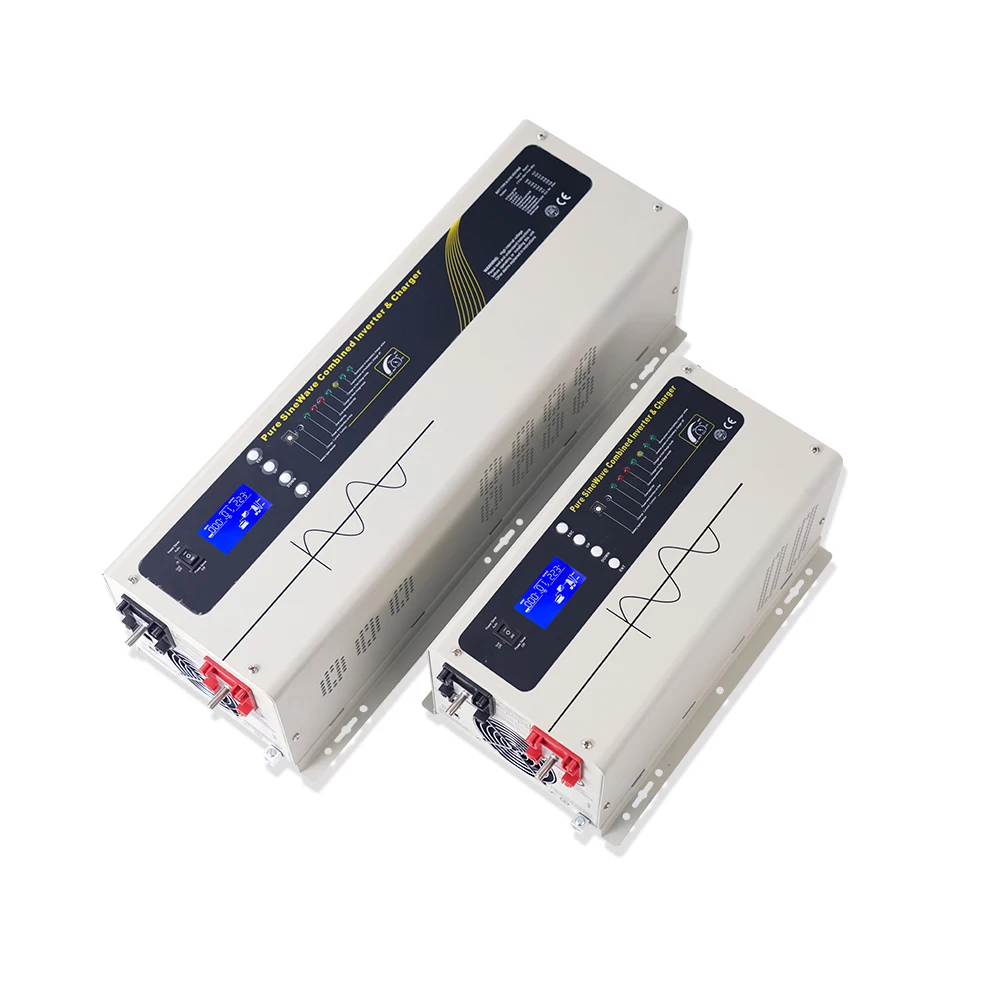 HET Factory Low Frequency Off Grid Pure Sine Wave 1kw 3kw 6kw Solar Inverter 24v 48v Single Phase Split Phase