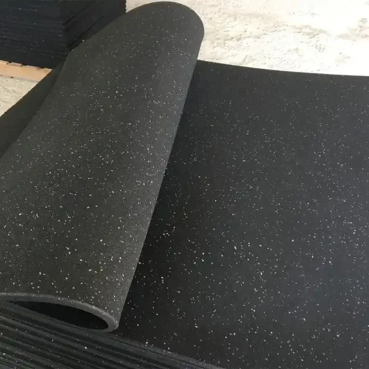 Sports Indoor Commercial Interlocking Rubber Mat Protective Gym Floor roll Rubber Flooring
