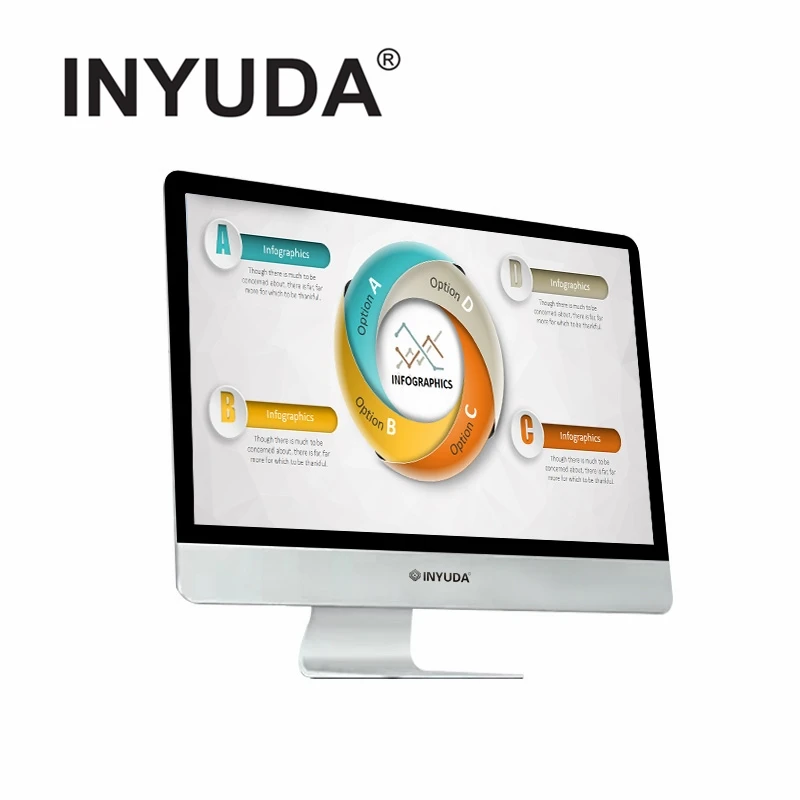 Factory Direct All in 1 Pc 27 Inch 4GB 128GB Cor I3 Personal Computer Gaming Bilgisayar Computer Pc All in One