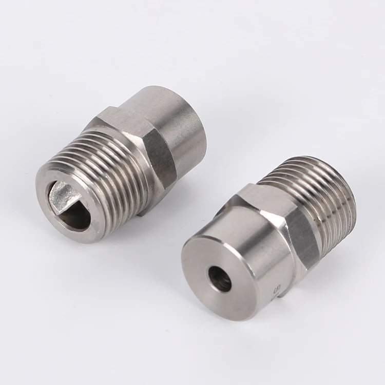 1/4 High Quality Stainless Steel Standard  Angle full Cone Nozzle For Industrial Cleaning Humidification