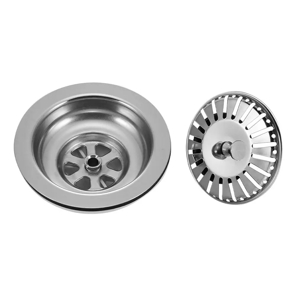 Sink Stopper 113mm Sink Plug Stainless Steel Waste Plug Basin Stainer Uk Kitchen Drainer Drain Sink Strainer