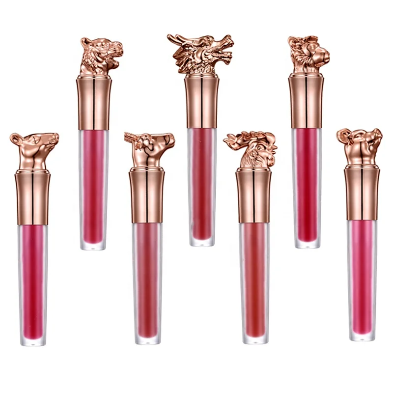 China 12 Pcs 5In1 Tint Cream Stain Glossy Long Lasting Waterproof Matte Mud Lip Lipstick Glaze Gloss Kits