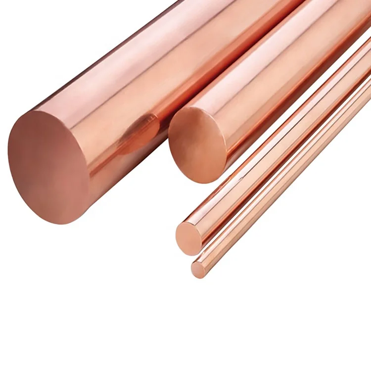 Copper Rod 99.9 Pure Copper Round Bar Bronze Brass Bar Rod Alloy Copper Rod Bar for Industrial