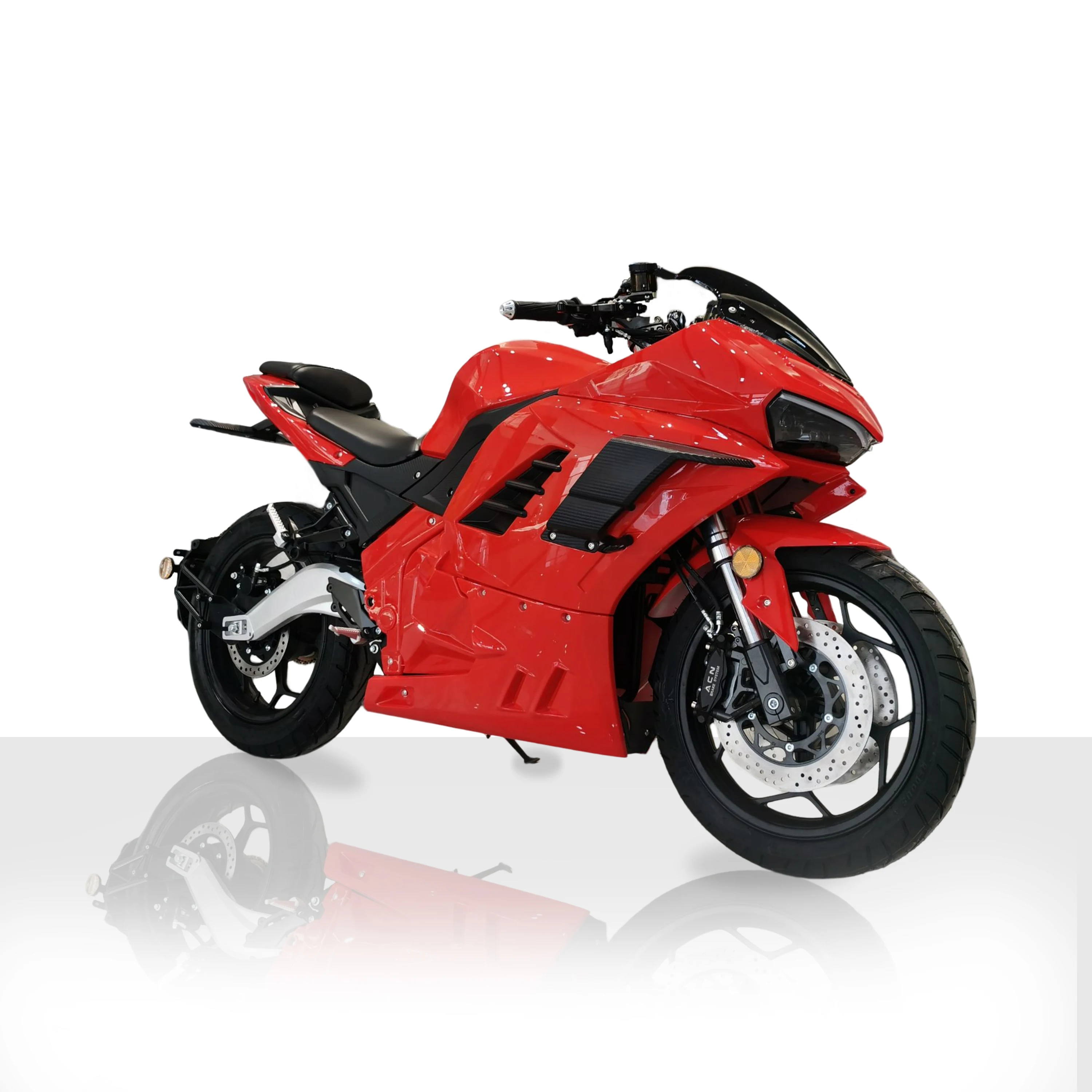 Central Motor 4000W Chain Moto Power Drive 140km/h Top Speed Electric Motorcycle